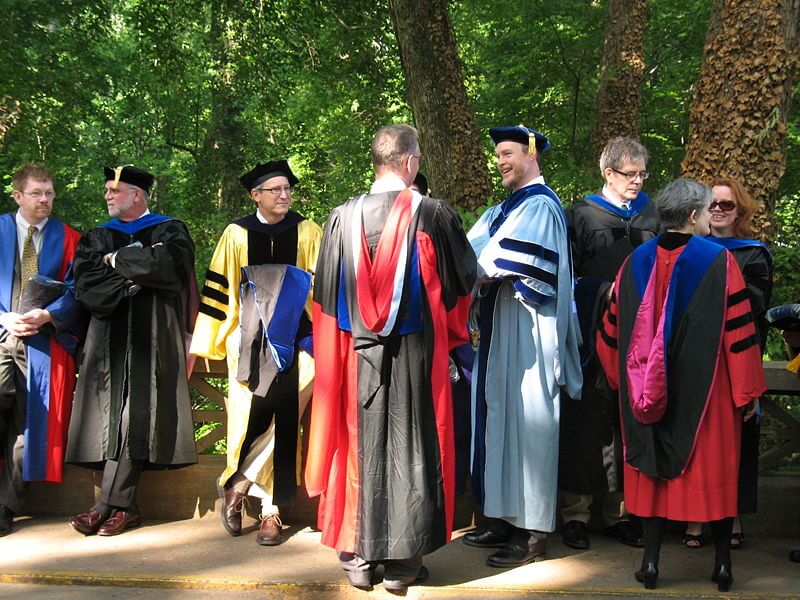 PHD awarding ceremony at Emory University in the USA. From Wikipedia