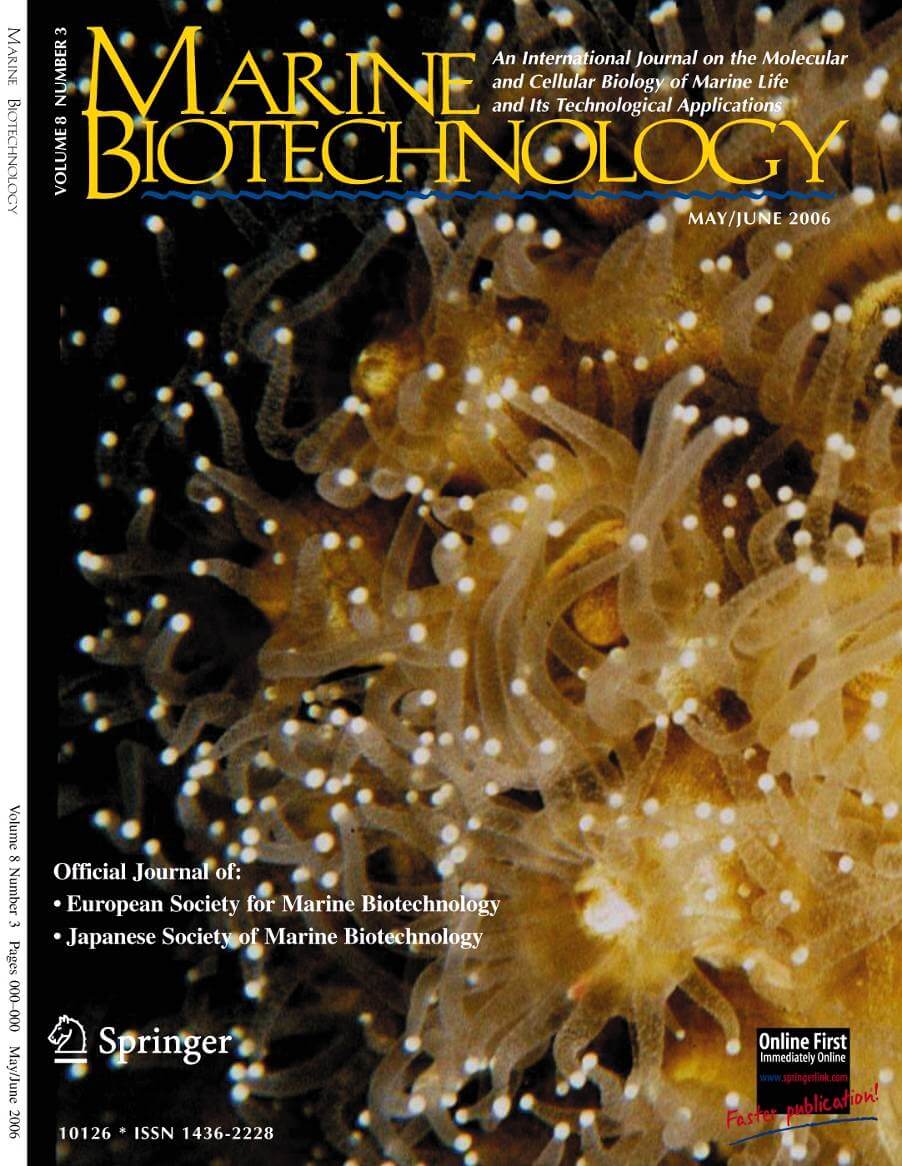 Scientific magazine cover based on a photo taken by Prof. Zvi Dubinsky, Bar-Ilan University