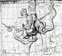 אופיקיוס חוצה את מישור המלקה. ציור מהמאה ה-18