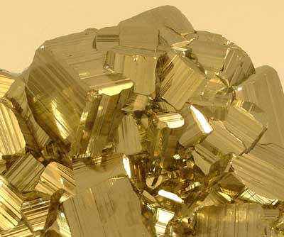 Pyrite - fool's gold. Photo: University of Oregon