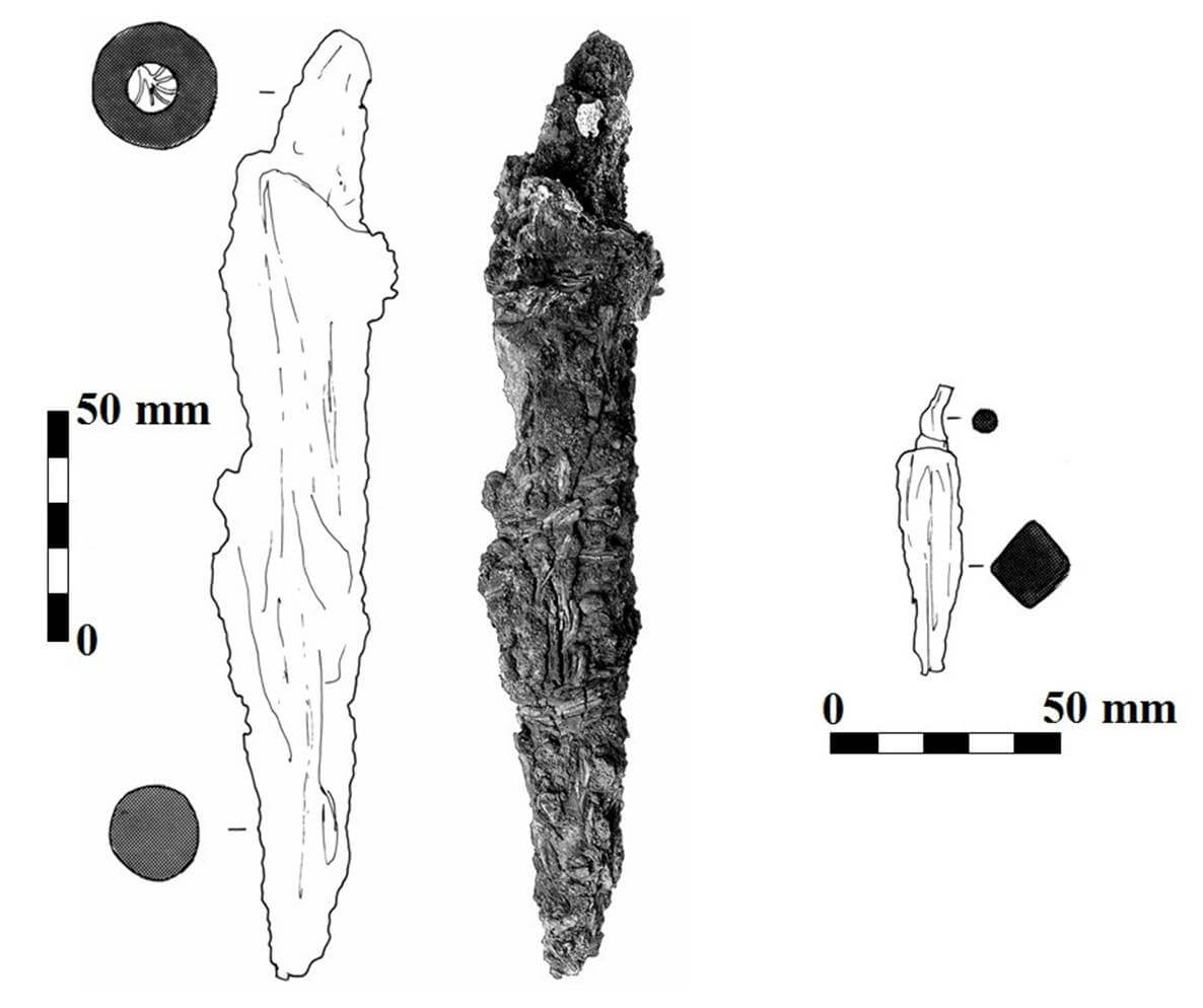 The knives discovered in Apollonia. Courtesy of the authors of the article