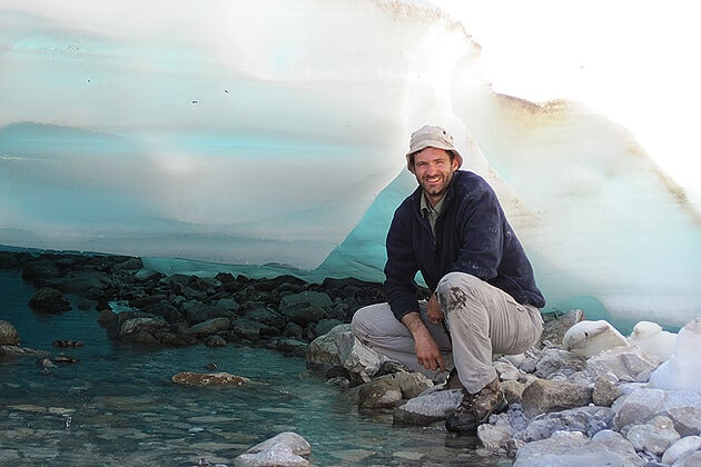 Dr. Mark Urban, University of Connecticut, in a region that has warmed in Alaska