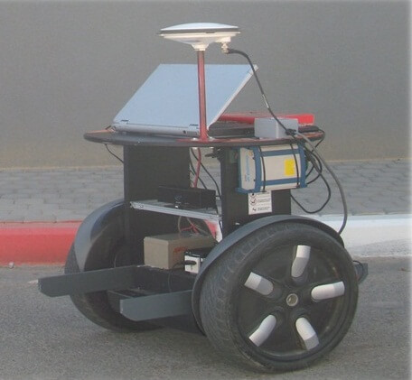 הרכב האוטונומי של קבוצת סטודנטים מאוניברסיטת בן גוריון בנגב. תמונת יח"צ