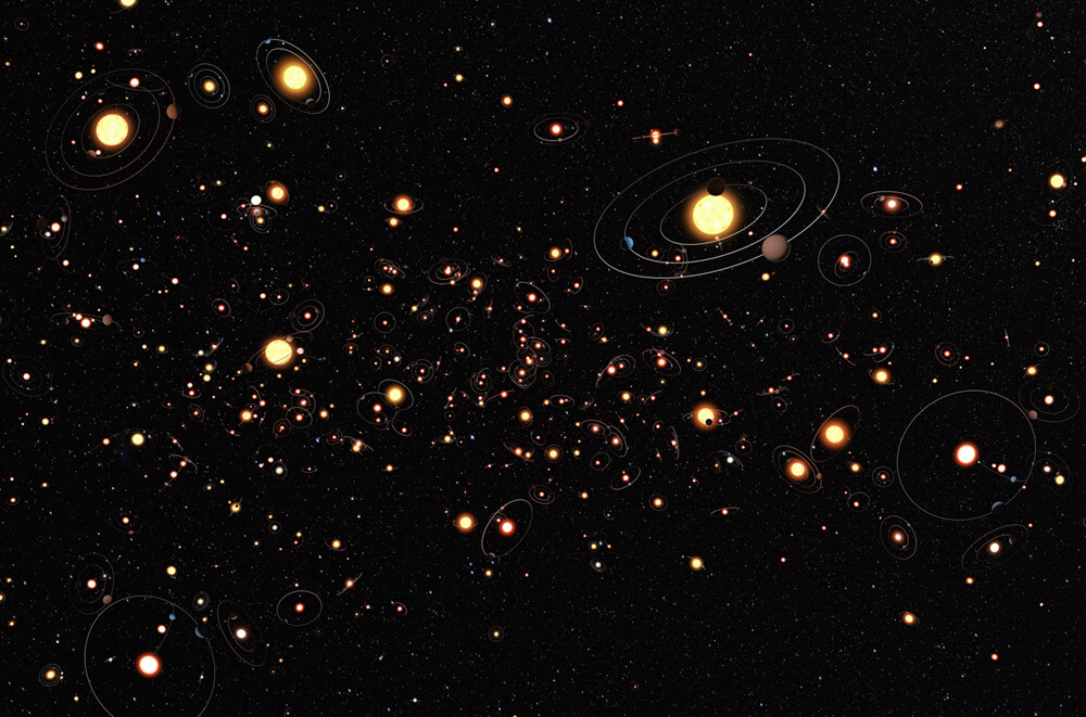 الكواكب شيء شائع في مجرتنا. الصورة: معهد ناسا / معهد علوم التلسكوب الفضائي
