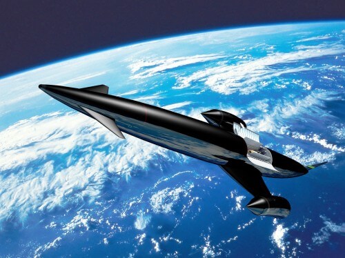 בעין האמן: מטוס החלל סקיילון מקיף את כדור הארץ. איורים: Courtesy of Reaction Engines Ltd.