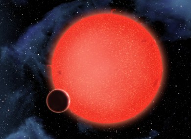 כוכב הלכת GJ 1214b. איור: מרכז הארווארד סמיתסוניאן לאסטרופיסיקה