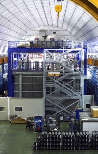 Icarus experiment. Photo: The Laboratory for Particle Physics and Nuclear Physics in Gran Sassi, Italy