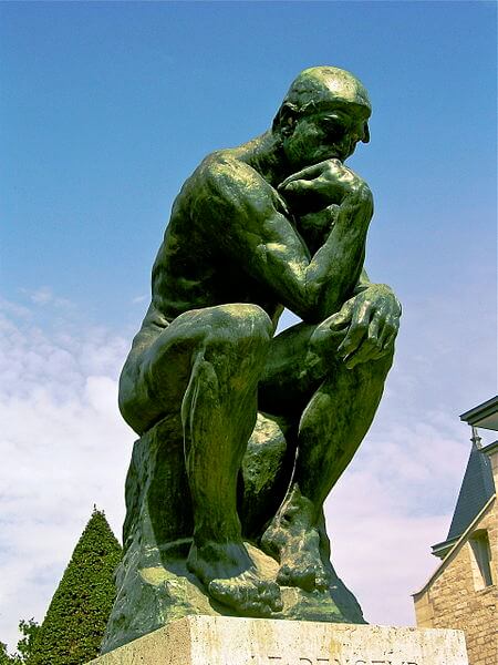 האדם החושב, פסלו של אוגוסט רודן. מתוך ויקיפדיה