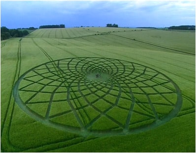 A piece prepared in 2005 in honor of a BBC series that dealt with crop circles