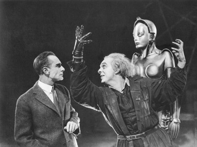 The machine won a place of supremacy. From the movie "Metropolis" (1927). Screenshot