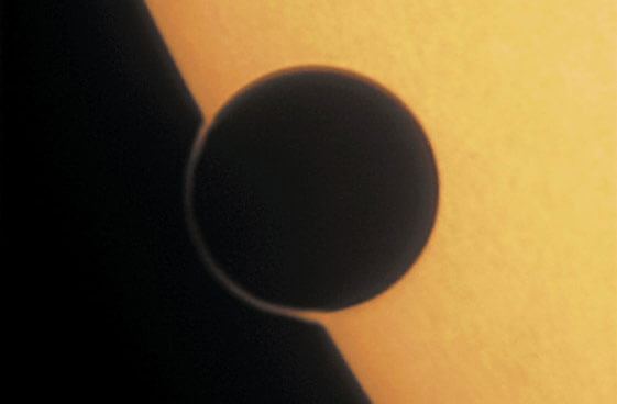 Transit of Venus across the Sun, June 2004