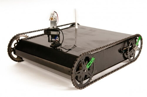 A motorized robot developed at the Ariel University Center