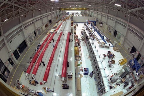 The SSC particle accelerator when it was built in the early nineties. Photo: Photo courtesy of The SSC Scientific and Technical Electronic Repository