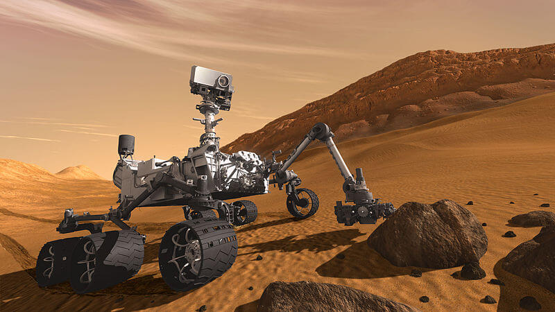 Curiosity. Illustration image - NASA