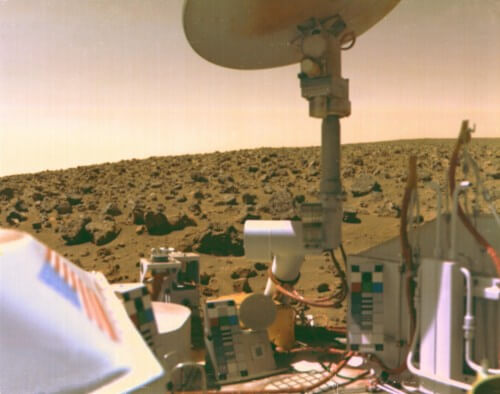 צילום עצמי של וייקינג-2 על מאדים