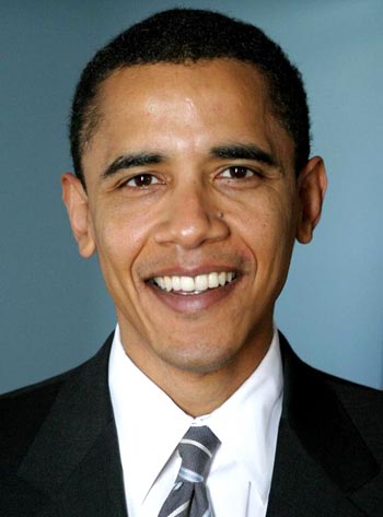 US President Barack Obama, from his election website