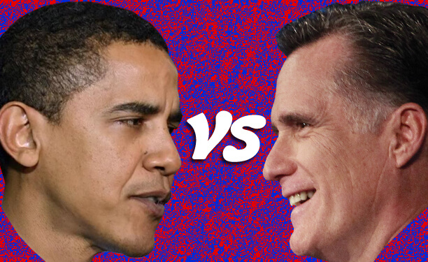 Barack Obama versus Mitt Romney - the candidates for the US presidency in the 2012 elections
