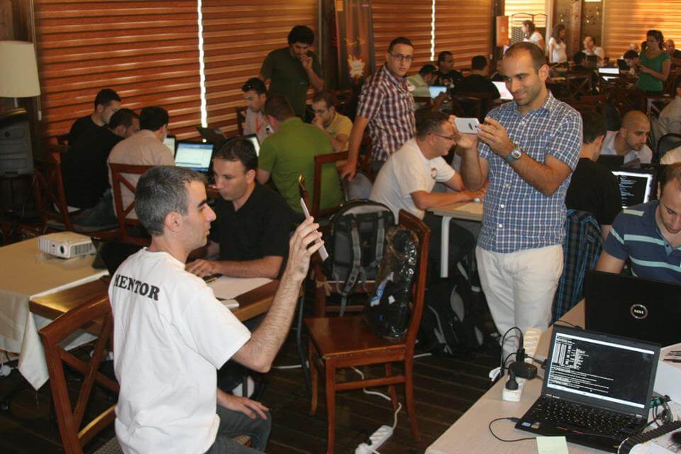 Participants in the Katon Nazareth event, September 2012. Photo: Makbula Nasser