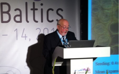 פרופ' מישל רבל בכנס Life Sciences Baltics 2012. צילום: אבי בליזובסקי