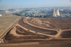 עבודות ניקוז בנחל הקישון. צילום: רשות ניקוז ונחלים קישון