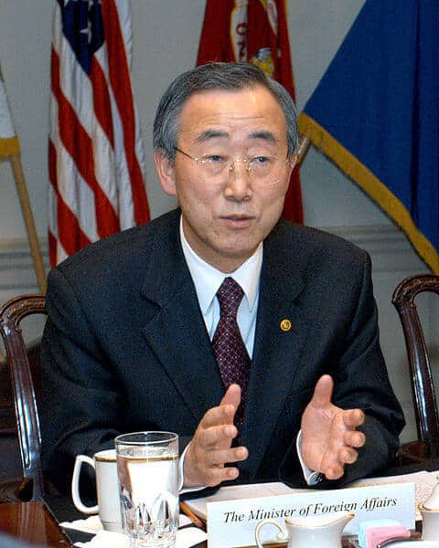 UN Secretary General Ban Ki-moon. From Wikipedia