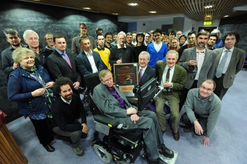 The width of each letter is 10 microns, about a tenth of the width of a human hair. At a ceremony held at the Center for Theoretical Cosmology in Cambridge on January 8, Intel gave a unique birthday gift to Prof. Stephen Hawking, who is seventy years old. The gift is a 300mm piece of silicon commonly used to make Intel's chips, stamped with the greeting "Happy Stephen Hawking" hundreds of times. The greeting was "printed" using Intel's 32nm manufacturing technology. The writing was done using thin scale copper lines nano-millimeter, the type usually used to produce high-quality, energy-efficient chips, such as those used in the latest smartphones with Intel Inside technology. The width of each letter is 10 microns, about one-tenth the width of a human hair. "This is a very special gift for an extraordinary scientist and an extraordinary person ", said Prof. Martin Curley, Vice President at Intel and Director of Intel Laboratories in Europe, when submitting the award. "Prof. Hawking's scientific breakthroughs and his resilience are an inspiration to all of us." Prof. Stephen Hawking is the research director and founder of the Center for Theoretical Cosmology The centre's new supercomputer, COSMOS Mk IX, which is part of the UK DiRAC Facility, based on Intel technology, is designed to solve some of the most complex mathematical challenges facing cosmology researchers today. The computer will be used to examine the origin of the universe, analyze background radiation data cosmic data obtained from the European satellite "Planck", and to investigate the complexity of the origins of our universe with the help of lattice field theory simulations that simulate non-linear phenomena in the first fractions of a second of the universe. The supercomputer is expected to contribute to the answer to questions such as what happened in the first moments after the big bang, what were the ancient seeds that led to the formation of the galaxies, the stars and eventually, also humans. The COSMOS MK IX uses its 1,856 Intel Xeon E5 processor cores assisted by 31 Intel Xeon Phi Coprocessors, which together reach a theoretical peak performance of approximately 75 trillion floating point operations per second (TFLOPS). "We have been in contact with Prof. Hawking for a long time," said Justin Ratner, Intel's Chief Technology Officer and CEO of Intel Laboratories worldwide. "We are very happy to continue supporting the work of the Center for Theoretical Cosmology, and to work closely with Prof. Hawking in improving the personal communication system His". The piece of silicon was awarded to Prof. Hawking following the State of the Universe symposium held on the occasion of his seventieth birthday, and in recognition of his contribution to research in fundamental physics and cosmology. Intel broadcast the event live on the Internet. Intel also announced its sponsorship of the COSMO 2013 international conference on particle physics and cosmology To be held in Cambridge on September 6-2, 2013. Well-known lecturers are expected to take part in the event, including Prof. Hawking, Prof. Brian Cox and Prof. David Spergel, and all of them will give lectures at the event.