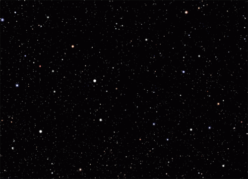 המחשה של ננסים אדומים "בלתי נראים" בשמי הלילה. Credit: D. Aguilar & C. Pulliam (CfA) 