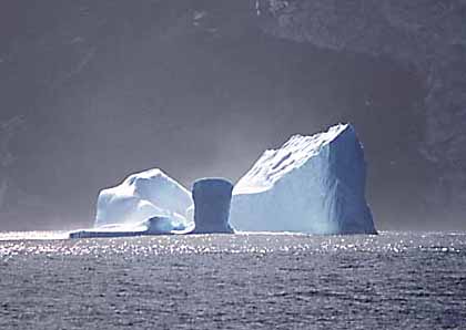 Glacier in Antarctica from Wikimedia