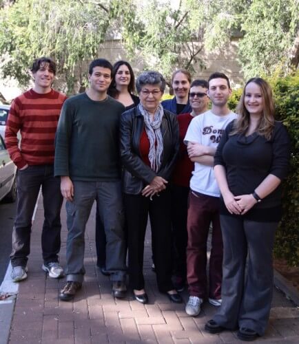 From the right: Alina Molchedsky, Gilad Landan, Naomi Goldfinger, Dr. Zohar Mochmal, Prof. Verda Rutter, Netta Mendelson Cohen, Dr. Amos Tanai and Amir Bar. adolescence
