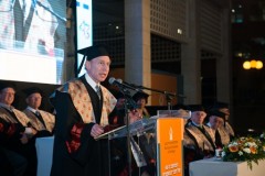 פרופ רוברט לנגר בטקס קבלת ד"ר כבוד באוניברסיטת בן גוריון, מאי 2013