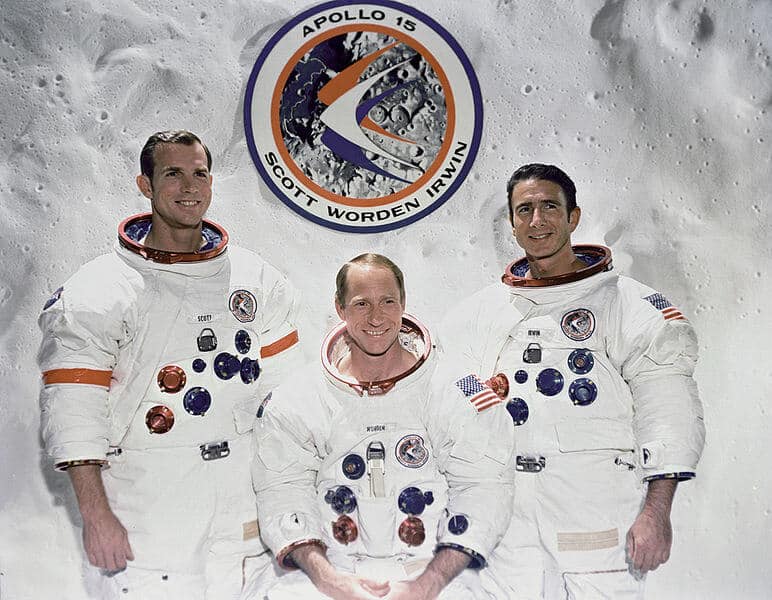 Apollo 15 crew members. From Wikipedia