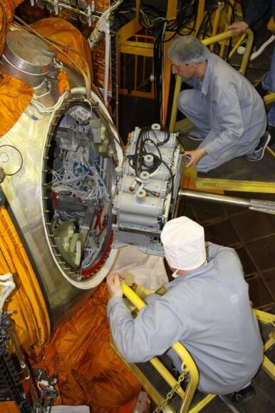 הציוד של Bion-M הוכן לשיגור. צילום: סוכנות החלל הרוסית רוסקוסמוס.