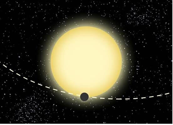 אילוסטרציה של Kepler-76 גרפיקה: "dood Evan". התצלום באדיבות אוניברסיטת תל-אביב