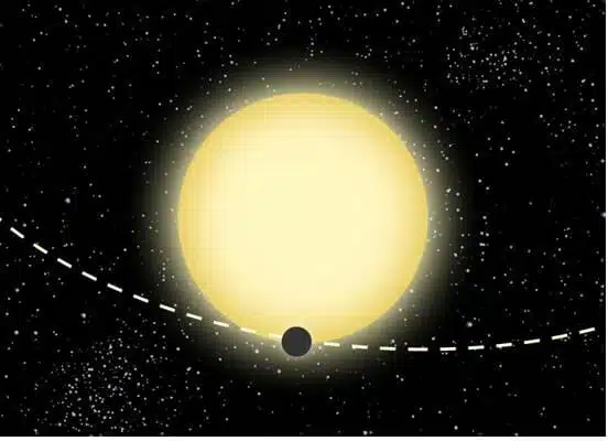 אילוסטרציה של Kepler-76 גרפיקה: "dood Evan". התצלום באדיבות אוניברסיטת תל-אביב