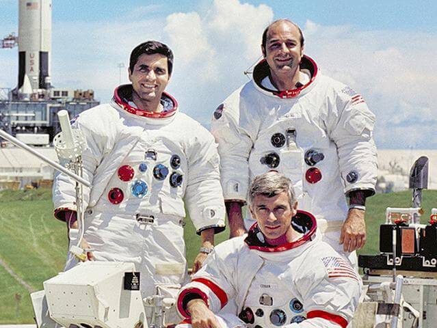 חברי צוות אפולו 17 כמה ימים לפני השיגור. מתוך ויקיפדיה