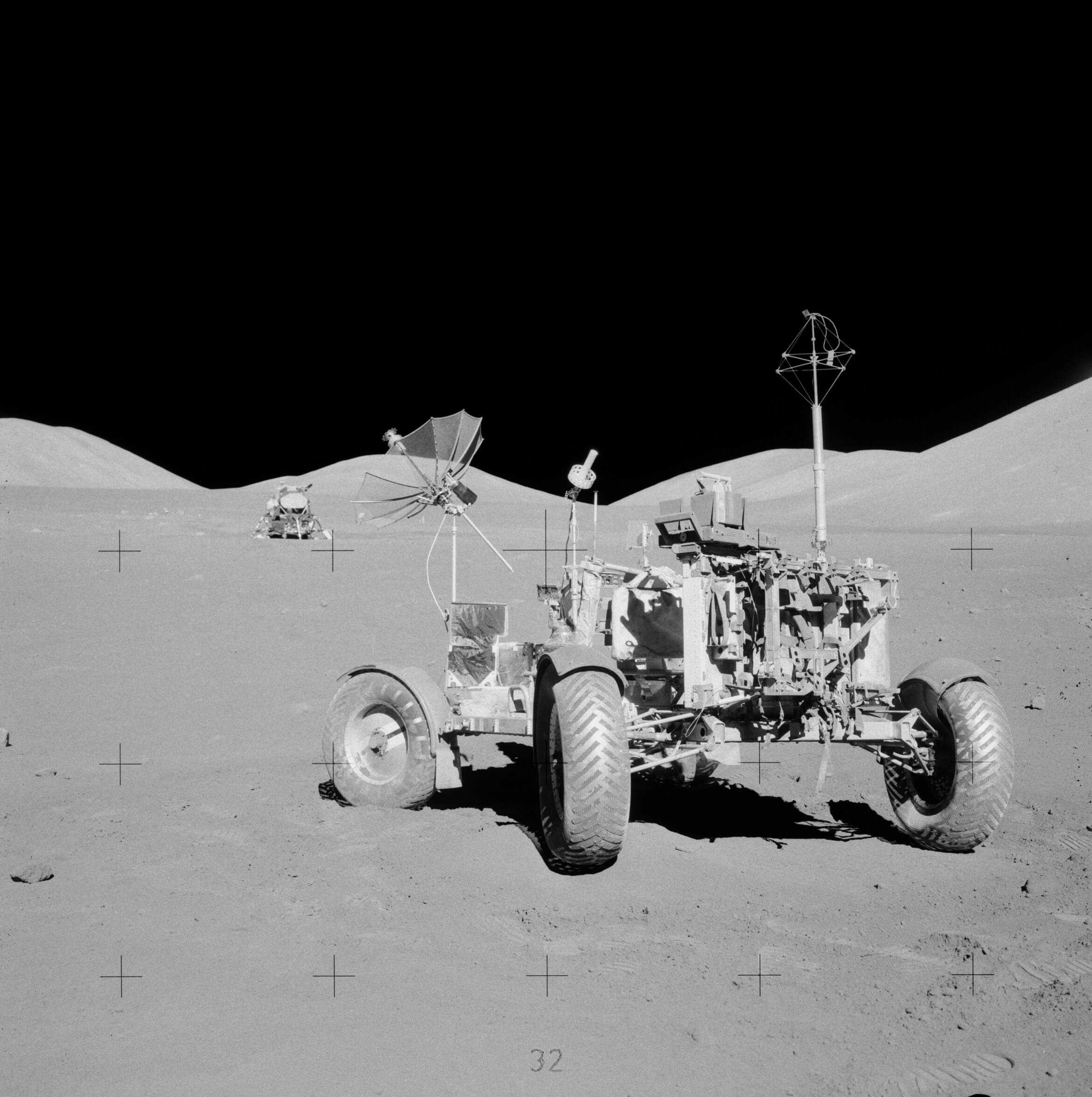 רכב הירח של אפולו 17. צילום: נאס"א
