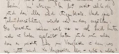 קטע ממכתב שכתב פרנץ קפקא למקס ברוד ב-4 בדצמבר 1917, על הפחד שלו מעכברים ופרשנות לסיפור תלמודי, שנמכר בדצמבר 2012 לארכיון במארבך תמורת 100 אלף אירו