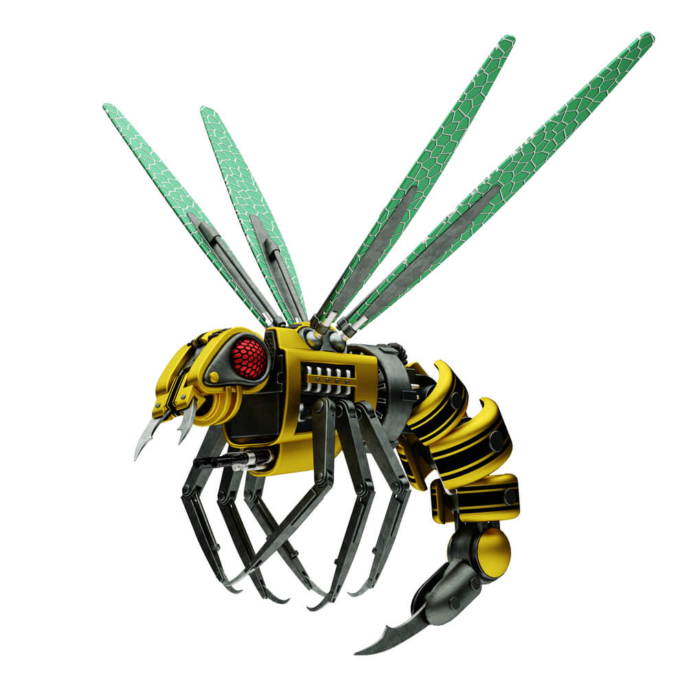 Robotic bees. Illustration: shutterstock
