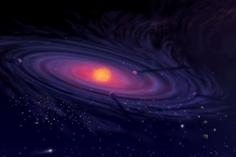 Preplanetary Adsorption Disc. Image: NASA