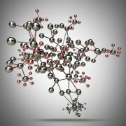 רשת של מולקולות. איור: shutterstock