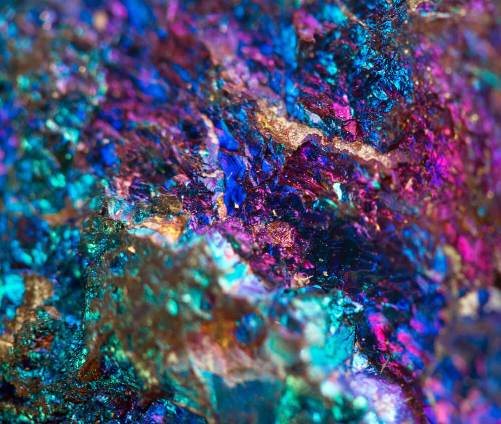 A close-up of the surface of a metallic material. Photo: shutterstock