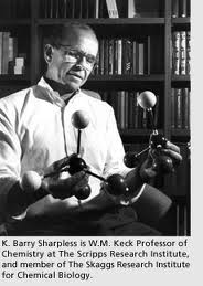 קארל בארי שארפלס, חתן פרס נובל לכימיה לשנת 2001. צילום: מכון סקריפס