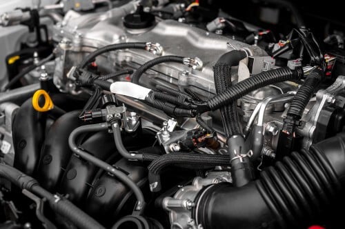 A modern car engine. Photo: shutterstock