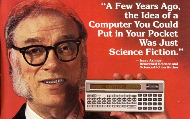 Did you know that Isaac Asimov published a computer? In the 80s, the famous author served as a presenter for the computer company Radio Shake for the TRS-XNUMX computer