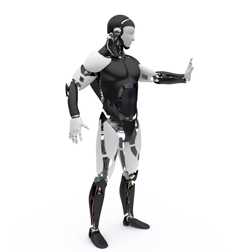 Android - a humanoid robot. Photo: shutterstock