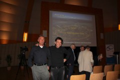 Israel's acceptance ceremony as a CERN member state held in Geneva, 15/1/1013. Photo: Prof. Elam Gross, Weizmann Institute who served as head of the Higgs search group at the Atlas facility at the time of the discovery in 2012