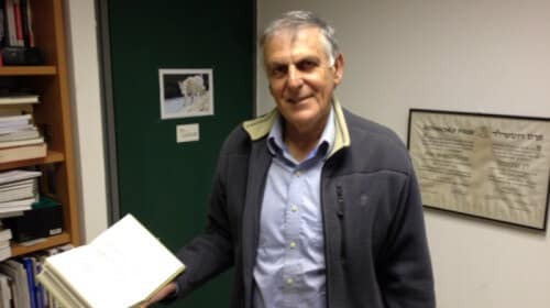 Prof. Dan Shechtman. Photography: Itai Nebo