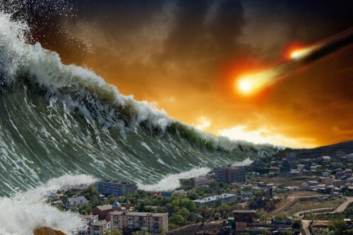 The threat of an asteroid impact on Earth. Illustration: shutterstock