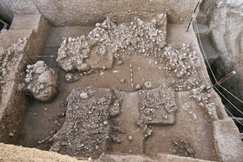 The excavation site in Ramla, where the remains of a Paleolithic meal were discovered. Photo: Tomer Appelbaum for the University of Haifa