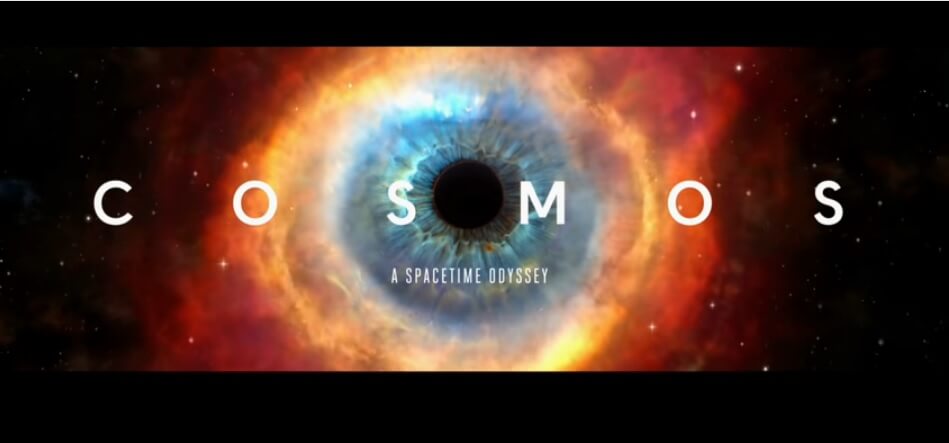 From the promo for the Cosmos series, broadcast on the Fox and National Geographic networks. From YOUTUBE